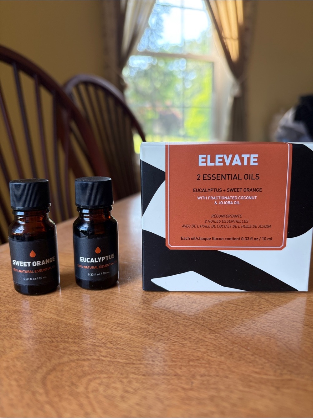 Way of Will Elevate Essential Oils Set of 2, Sweet Orange & Eucalyptus